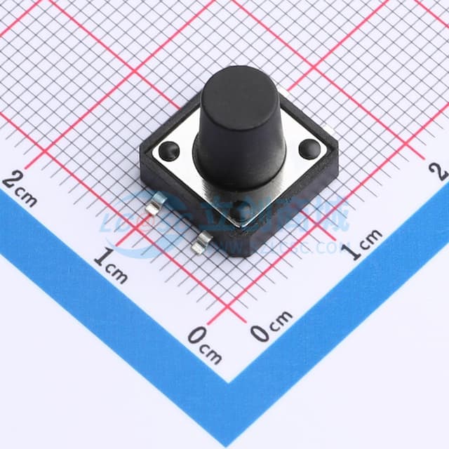 12*12*11.5mm 立贴 180GF  轻触开关实物图
