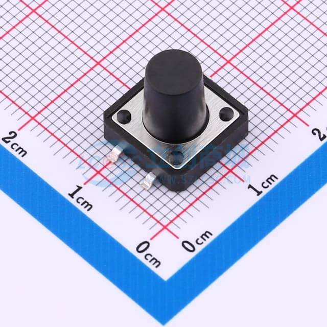 12*12*11.5mm 立贴 250GF  轻触开关实物图