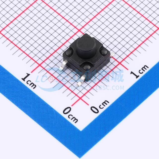 6*6*6.0mm 立贴 250GF 防水IP67 轻触开关实物图