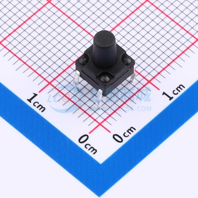 6*6*8.5mm 直插 250GF 防水IP67 轻触开关实物图