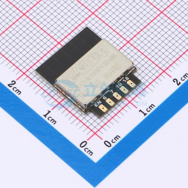 WiFi&Bluetooth模组,ESP8684芯片,16Mbit Flash,兼容TYWE2S,金手指模组实物图