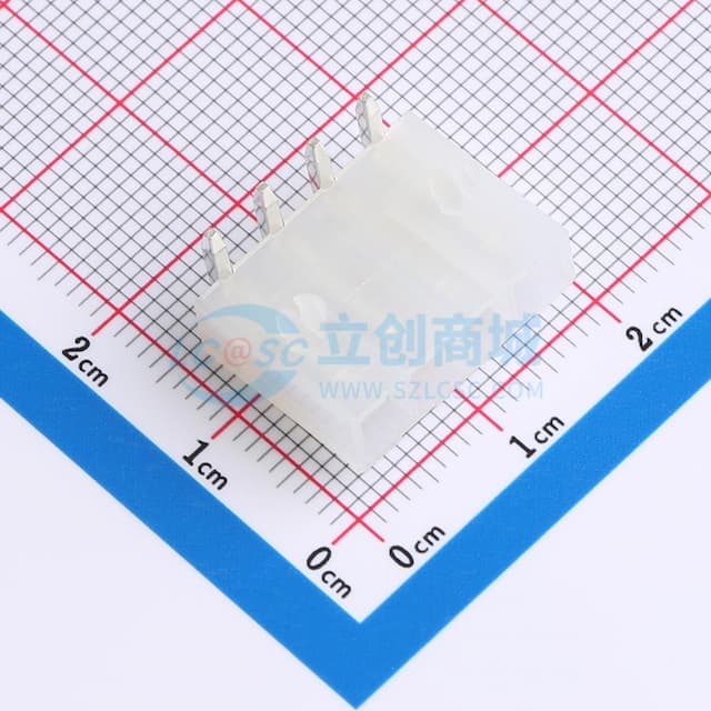 1x4P 间距:4.2mm 弯插实物图