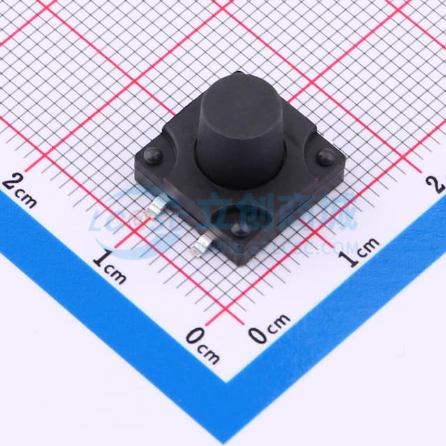 12*12*10.0mm 立贴 250GF 防水IP67 轻触开关实物图