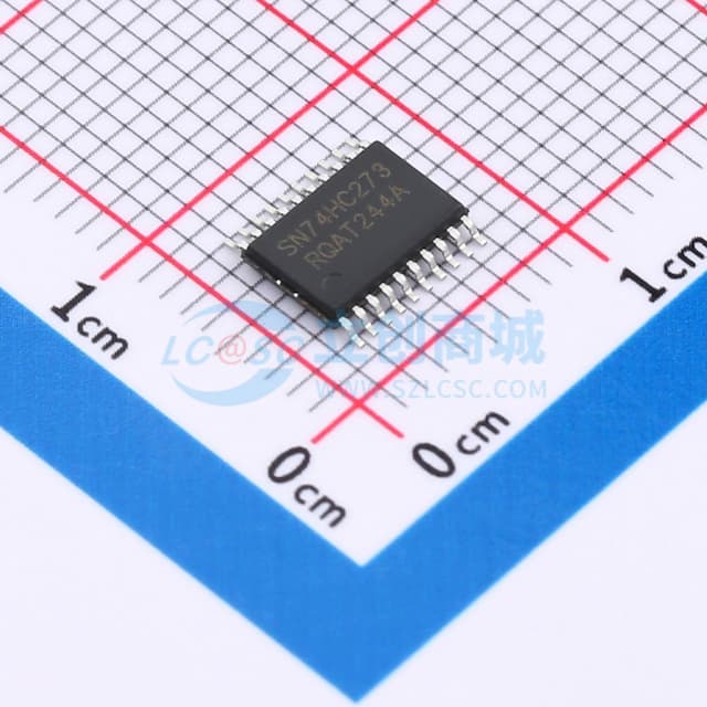 带复位的8位上升沿触发D型触发器实物图