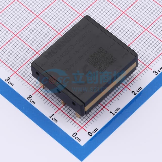 50W宽电压输入隔离稳压单路输出DC/DC模块电源实物图