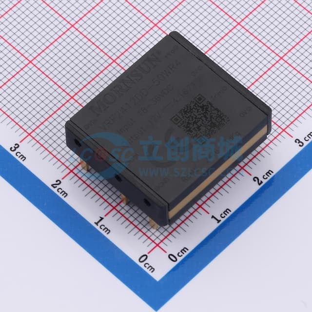 50W宽电压输入隔离稳压单路输出DC/DC模块电源实物图