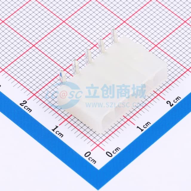 1x5P 间距:4.2mm 弯插实物图
