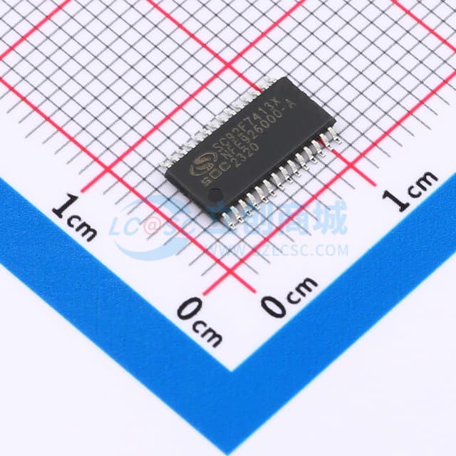 高速1T8051内核FlashMCU实物图
