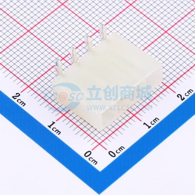 1x4P 间距:4.2mm 弯插实物图