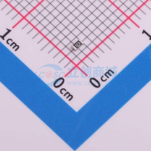 12kΩ ±1% 100mW 厚膜电阻实物图