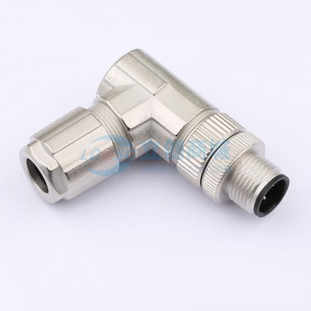 Toponelec(上海拓宜)金属圆形连接器，M12 A编码（A CODE）5芯 带屏蔽实物图