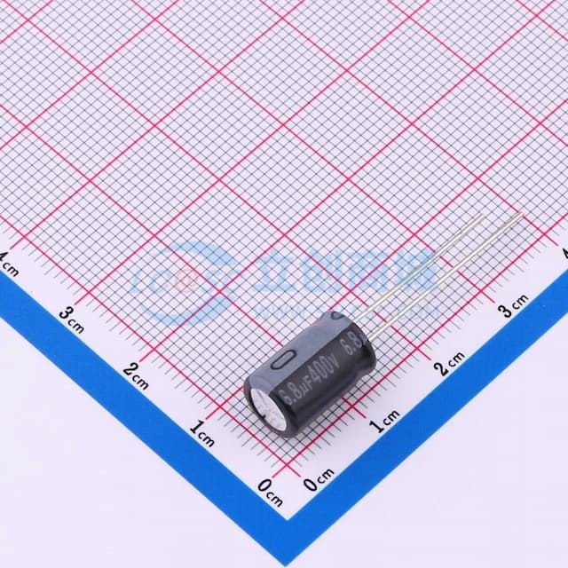 6.8uF ±20% 400V实物图