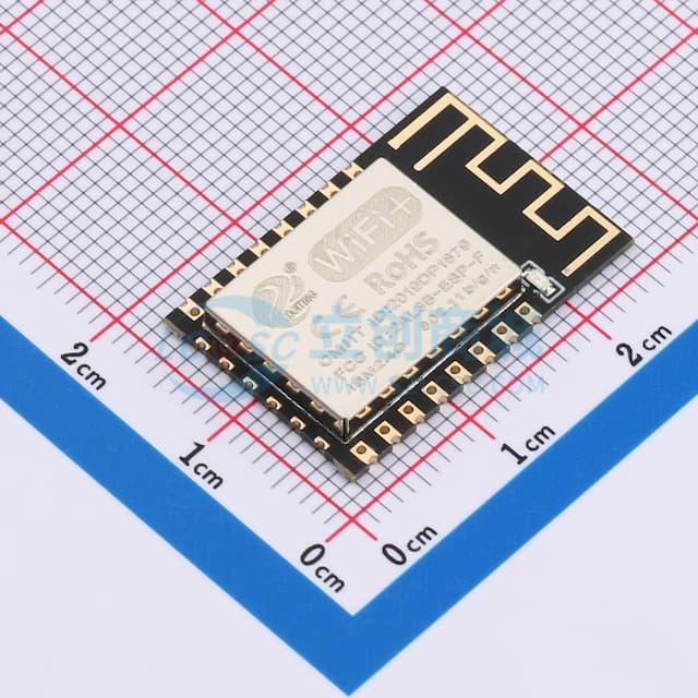 ESP8266 WiFi模组,32Mbit Flash,PCB天线实物图