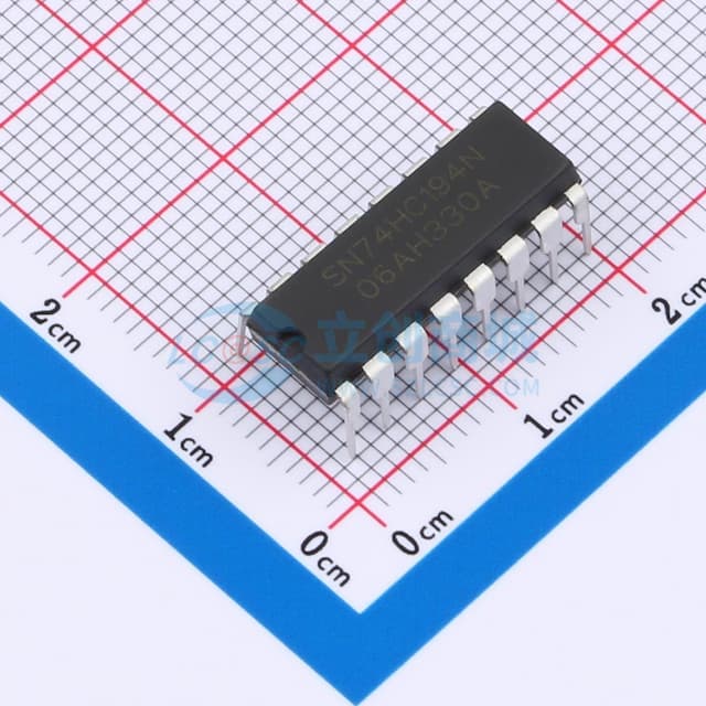 4位双向通用移位寄存器实物图