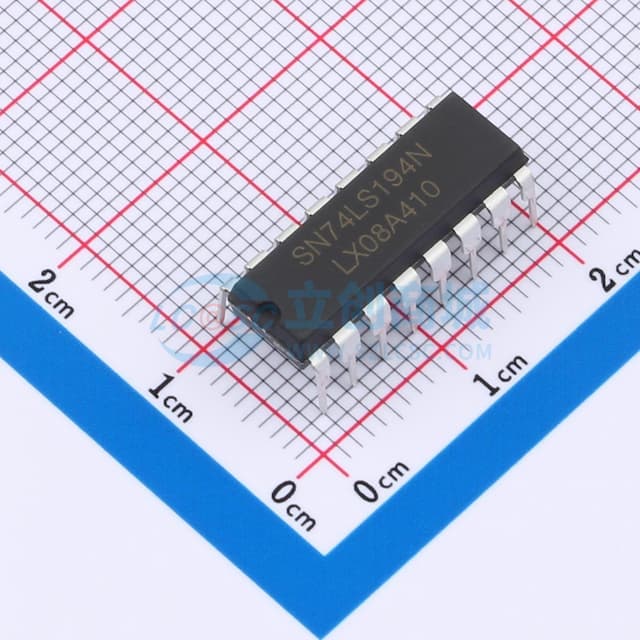 4位双向通用移位寄存器实物图