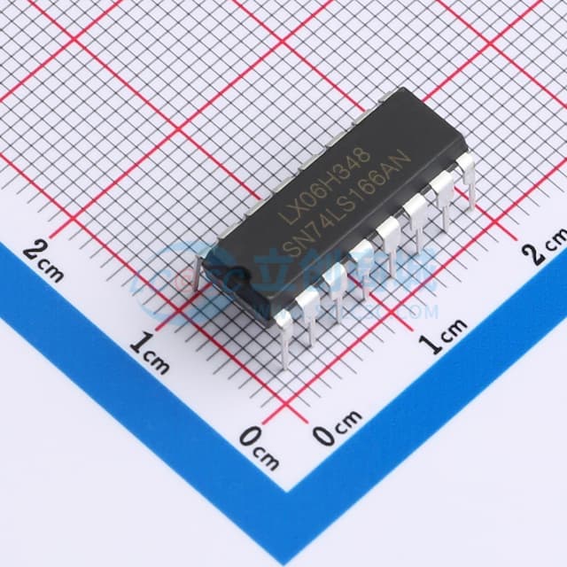 8位并行输入/串行输出移位寄存器实物图