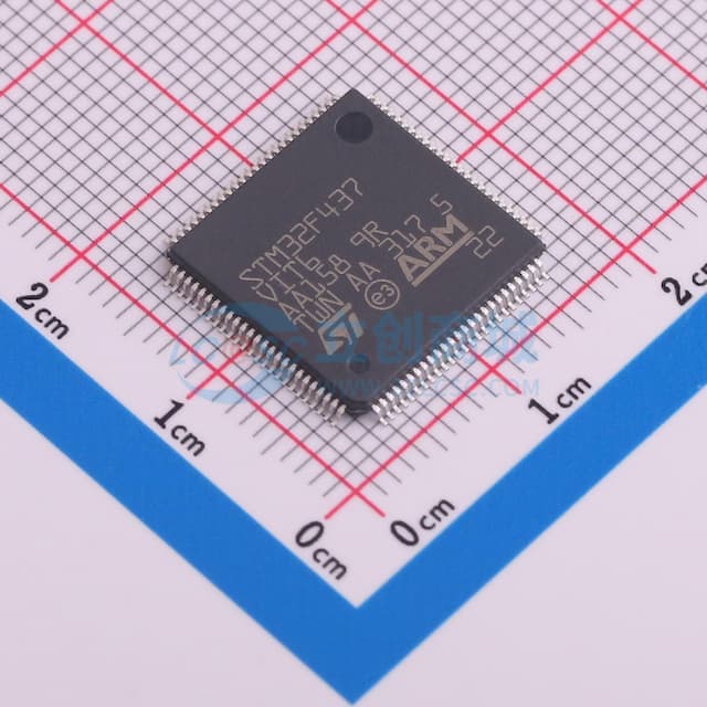 带DSP和FPU的高性能高级系列ARM Cortex-M4 MCU，具有2 MB Flash、180 MHz CPU、ART加速器、Chrom-ART加速器、FSMC和硬件加密实物图