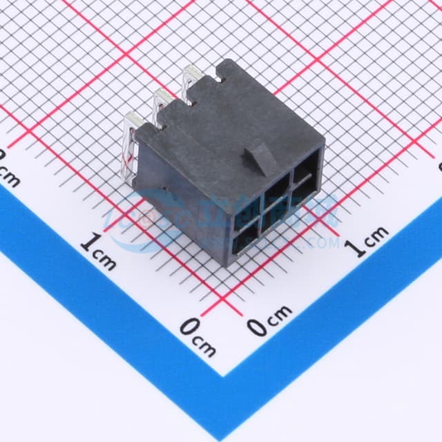 2x3P 间距:3mm 弯插实物图