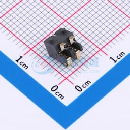 2.5间距 弹片电池座2pin 防窥PIN 塑高4.0缩略图
