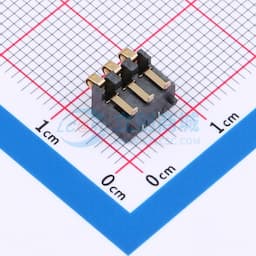 2.5间距 弹片电池座3pin 防窥PIN 塑高5.5缩略图