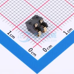 2.5间距 弹片电池座2pin 防窥PIN 塑高3.5缩略图