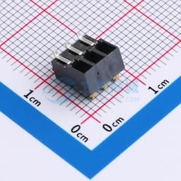 2.5间距 弹片电池座3pin 塑高8.0缩略图