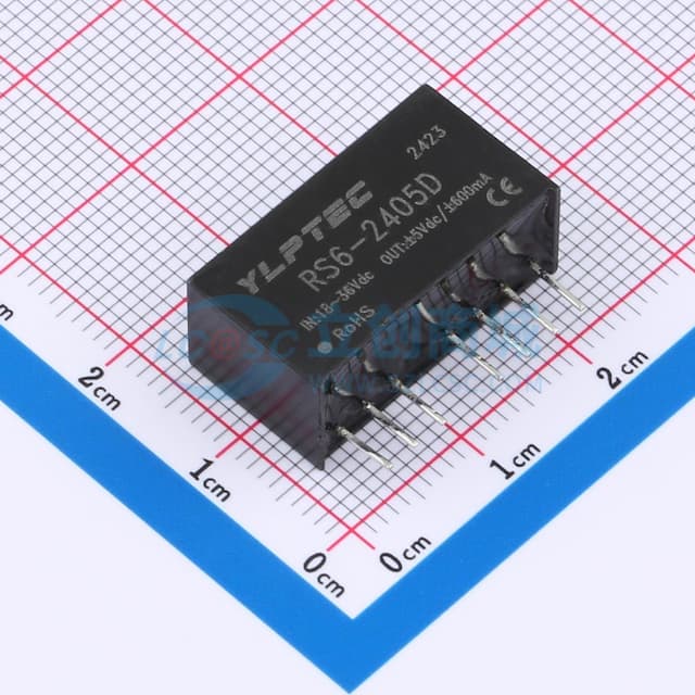 6W宽电压输入隔离稳压DC/DC模块电源实物图