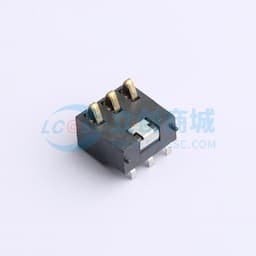 2.5间距 弹片电池座3pin 塑高7.5缩略图