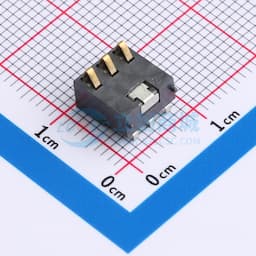 2.5间距 弹片电池座3pin 塑高8.0缩略图