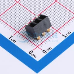 2.5间距 弹片电池座3pin 塑高5.4缩略图