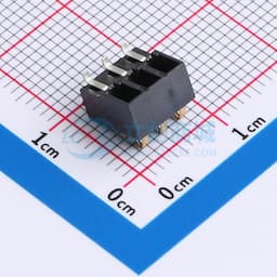 2.5间距 弹片电池座3pin 塑高7.5缩略图