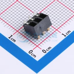 2.5间距 弹片电池座3pin 塑高6.5缩略图