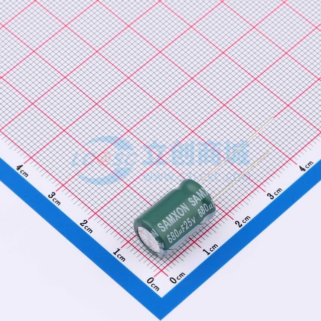 680uF ±20% 25V实物图