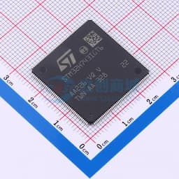 带DSP和DP-FPU的高性能ARM Cortex-M7 MCU，具有1 MB Flash、1 MB RAM、480 MHz CPU、一级缓存、外部存储器接口、JPEG编解码器和大量外设缩略图