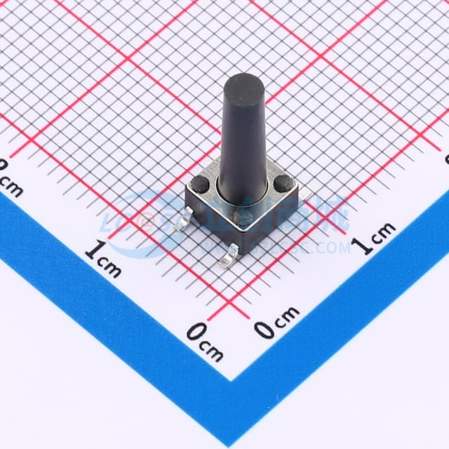 6*6*15.5mm 立贴 轻触开关实物图