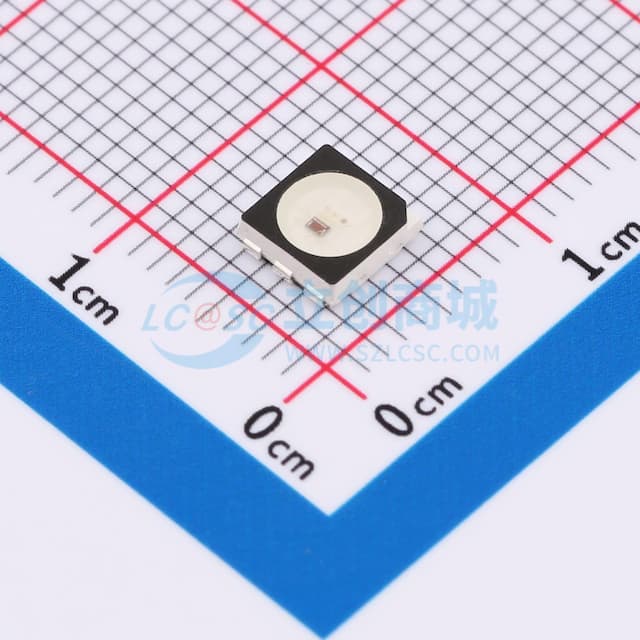 SMD灯珠,RGB三色实物图