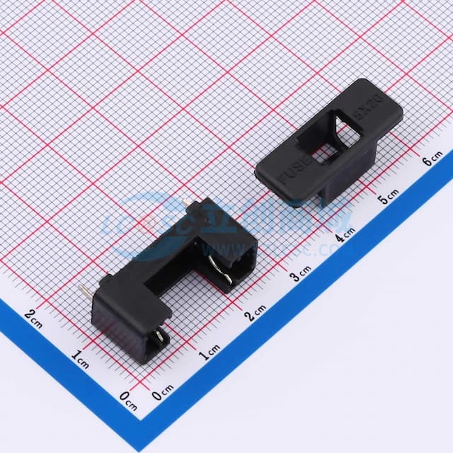 两件套 保险丝夹5*20黑色（两件套）实物图