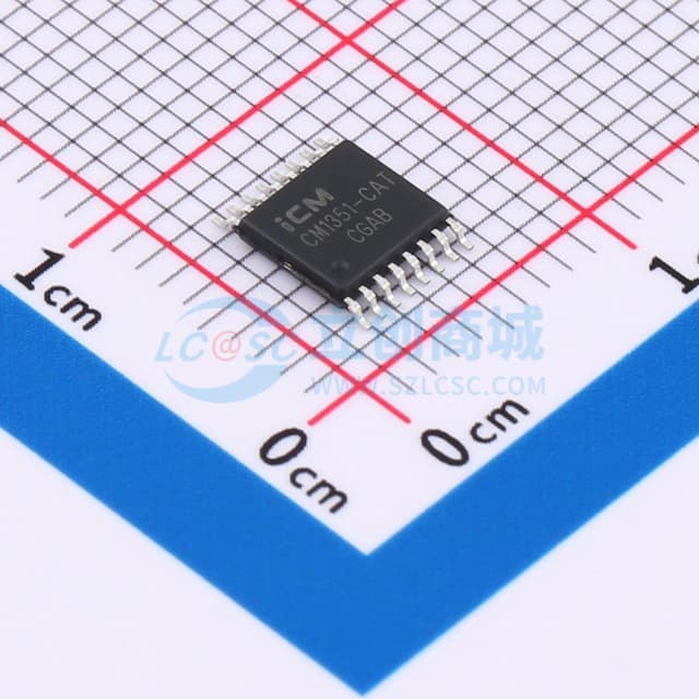 5串带均衡功能电池保护IC实物图