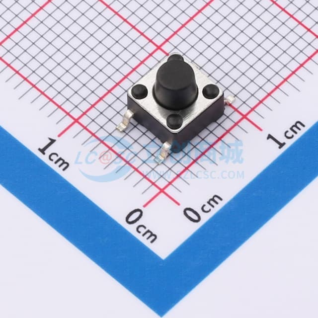 6*6*6mm 立贴 轻触开关实物图
