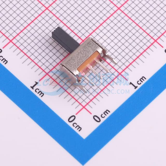 单排三脚 两档 立插拨动开关 柄高6MM实物图