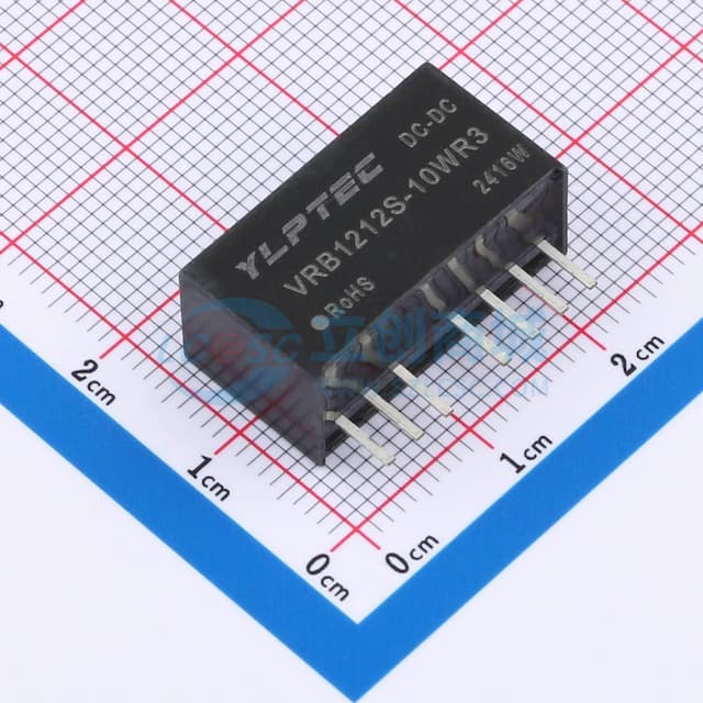 10W宽压输入，隔离稳压单路/正负双路输出DC/DC电源模块实物图