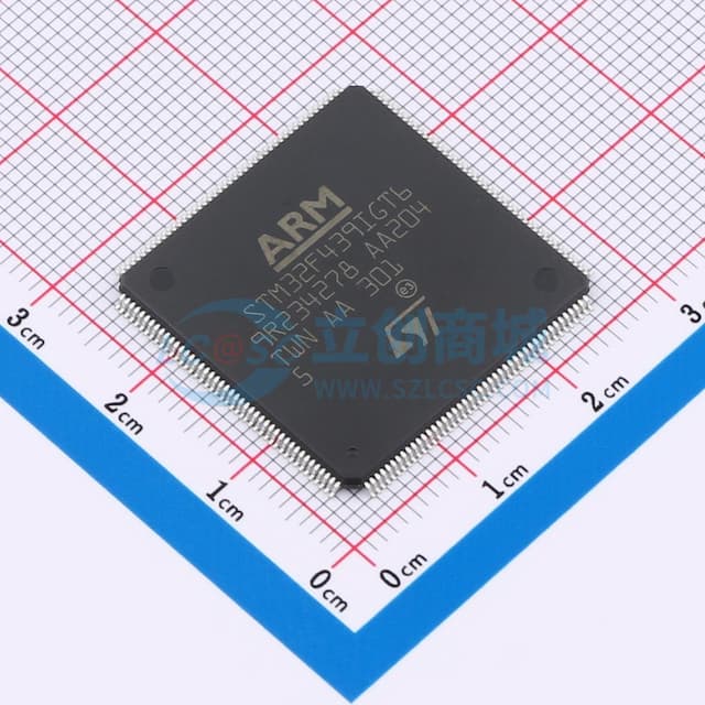 带DSP和FPU的高性能高级系列ARM Cortex-M4 MCU，具有1 MB Flash、180 MHz CPU、ART加速器、Chrom-ART加速器、TFT、带SDRAM的FMC、TFT和硬件加密实物图