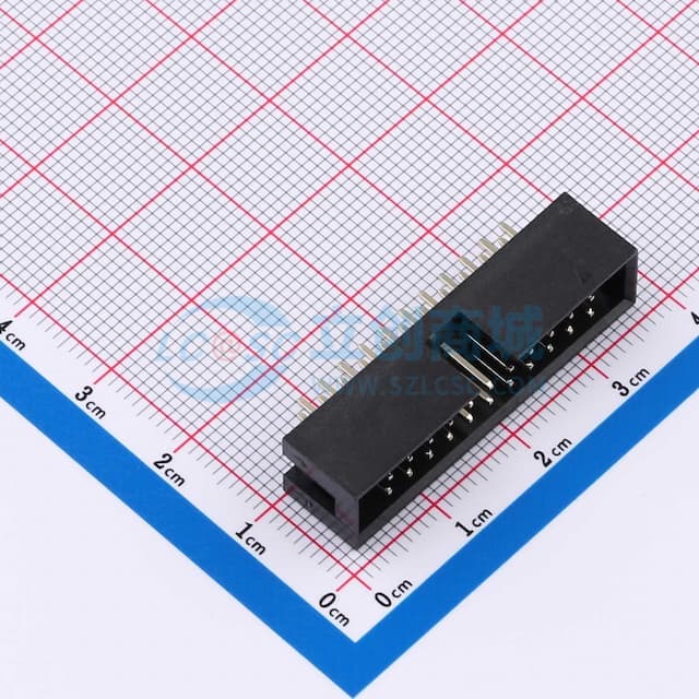 2x11P 间距:2.54mm 直插实物图