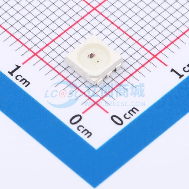 SMD灯珠,RGB三色实物图