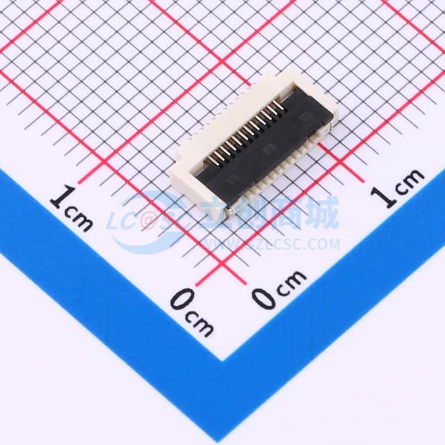 翻盖式 下接 P数:12P 间距:0.5mm实物图