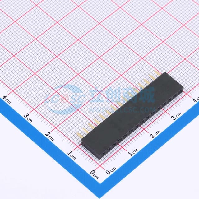 1x15P 间距:2.54mm 直插实物图
