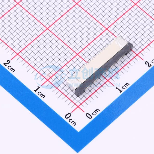 抽屉式 下接 P数:26P 间距:0.5mm实物图