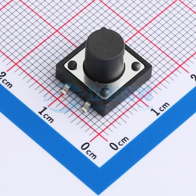 12*12*9.5mm 立贴 轻触开关实物图