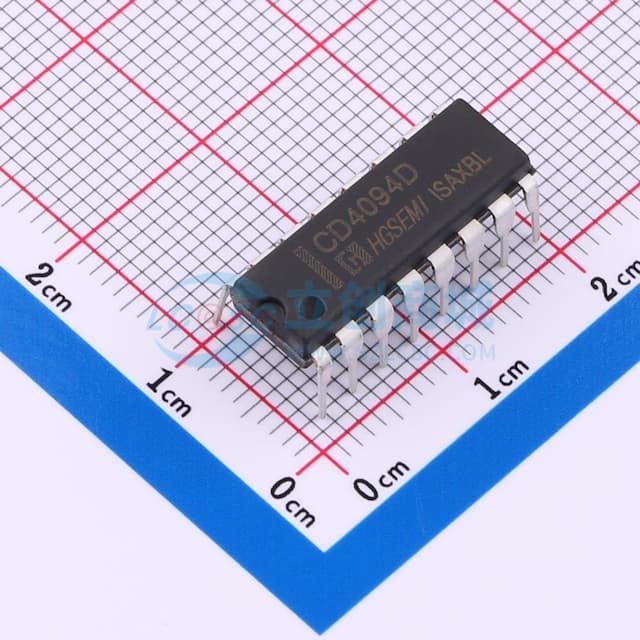 八位CMOS移位、存储总线寄存器实物图