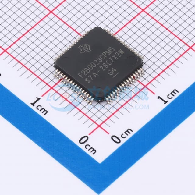 具有 100MHz 频率、FPU、TMU、64KB 闪存、CLB 的 C2000™ 32 位 MCU实物图